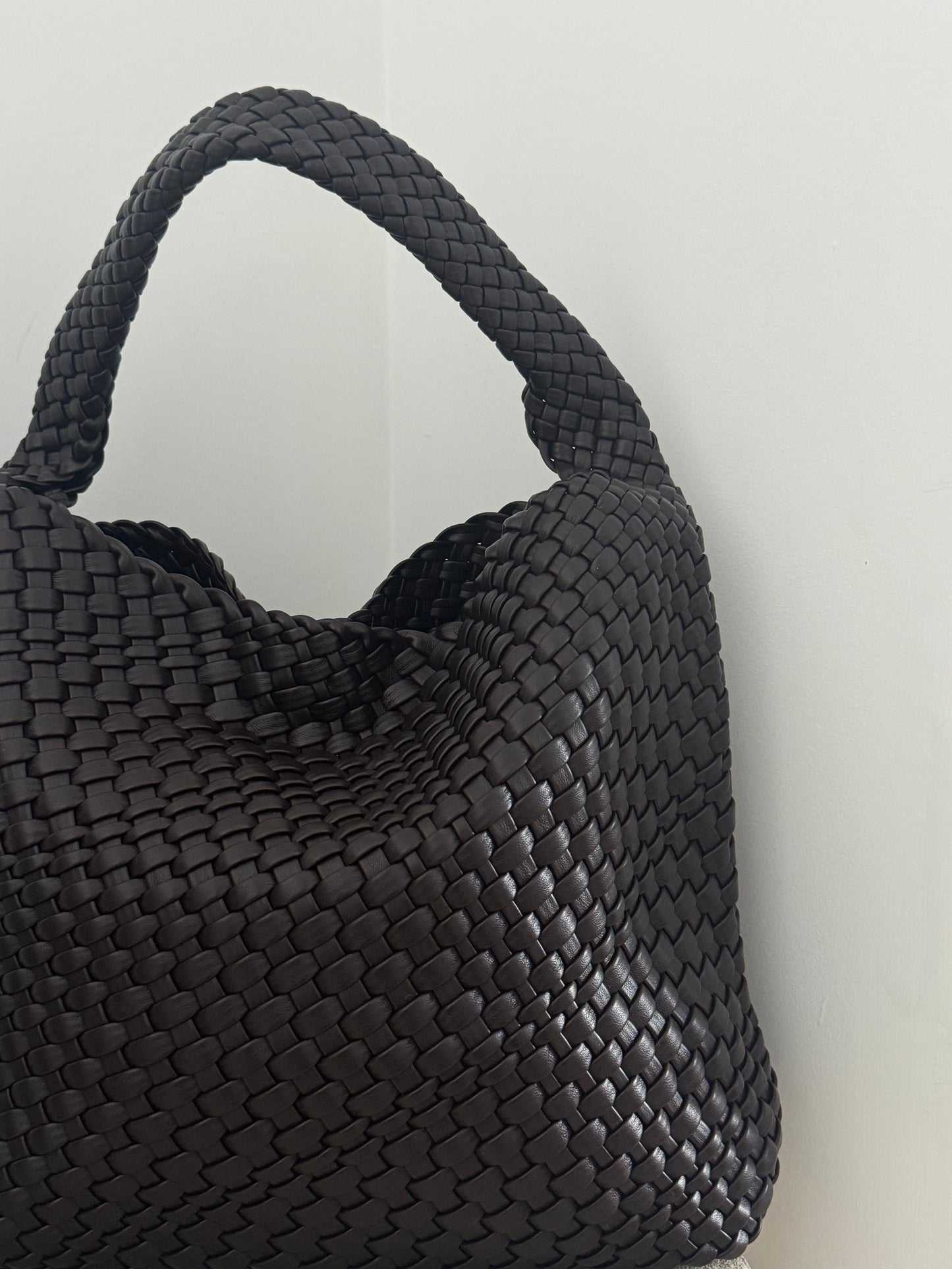 RAIMI WOVEN SLOUCHY SHOULDER BAG