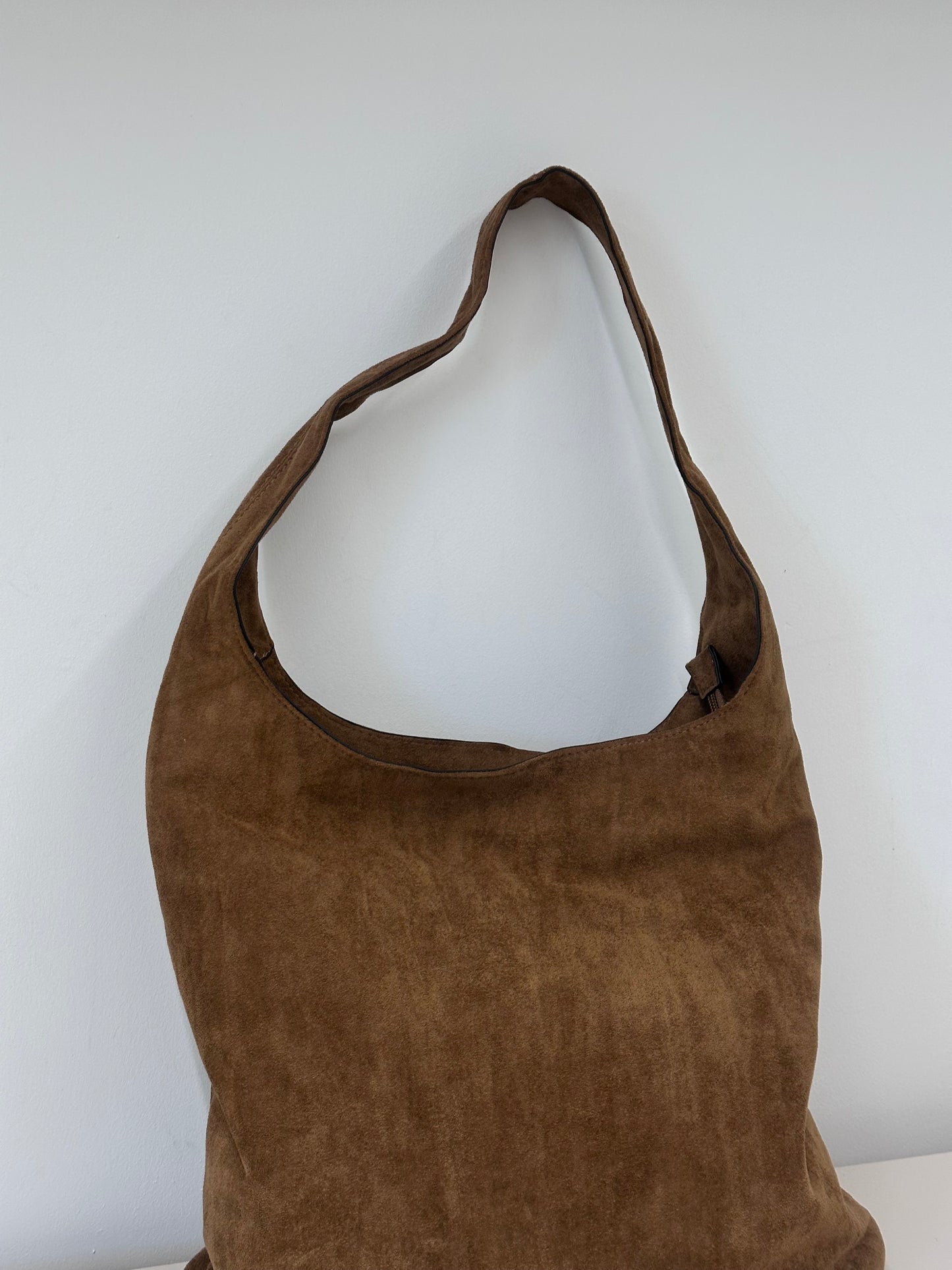 SCARLETT slouchy faux suede shoulder bag