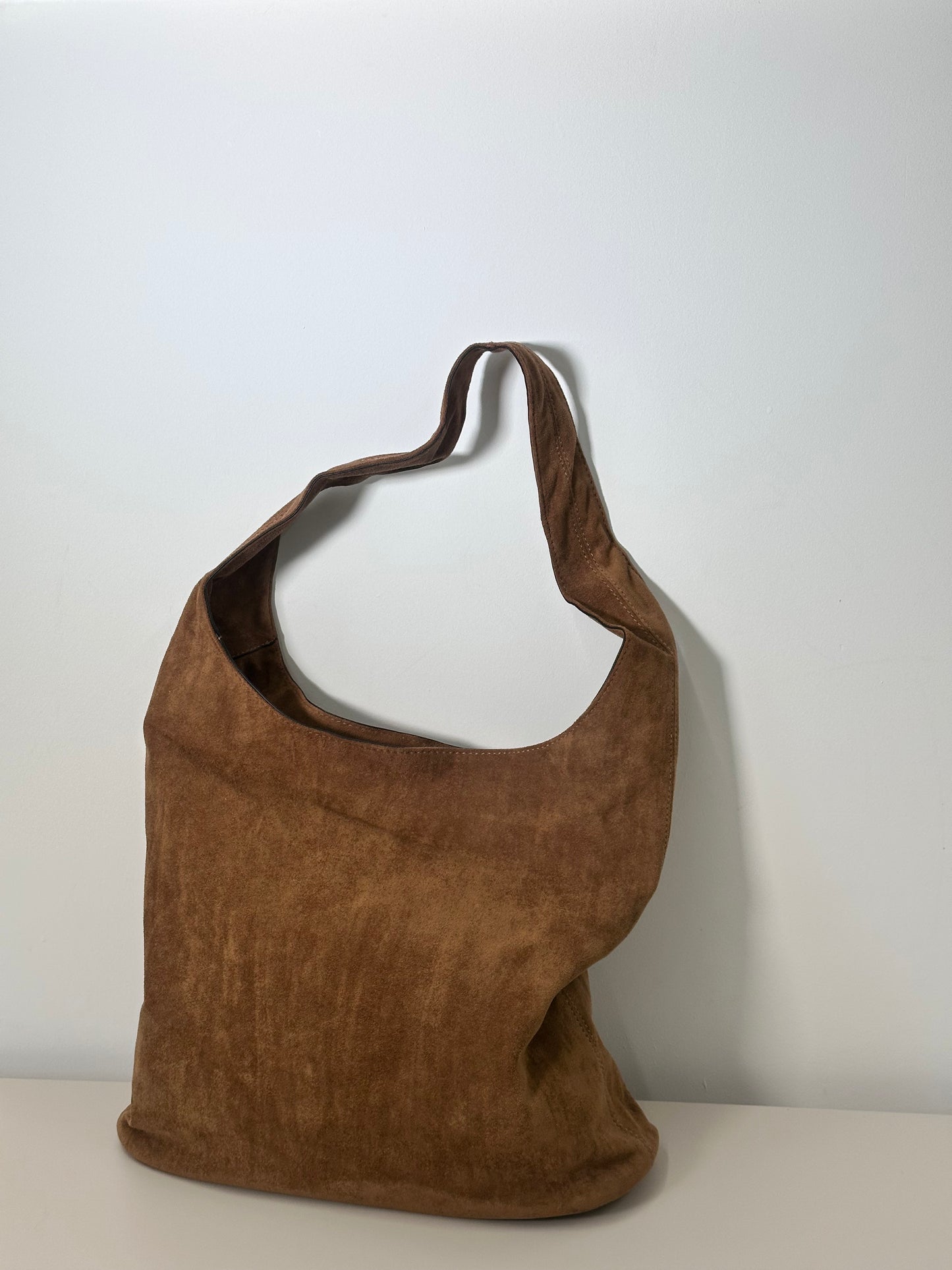 SCARLETT slouchy faux suede shoulder bag