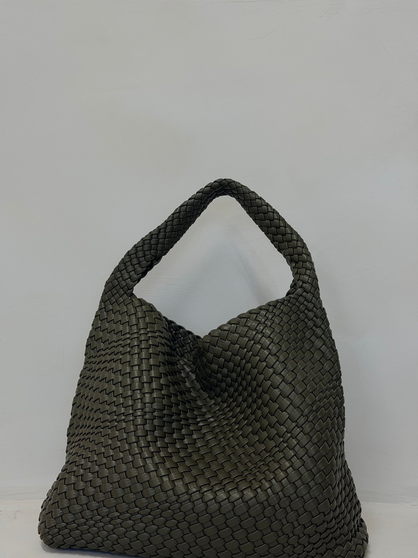 RAIMI WOVEN SLOUCHY SHOULDER BAG