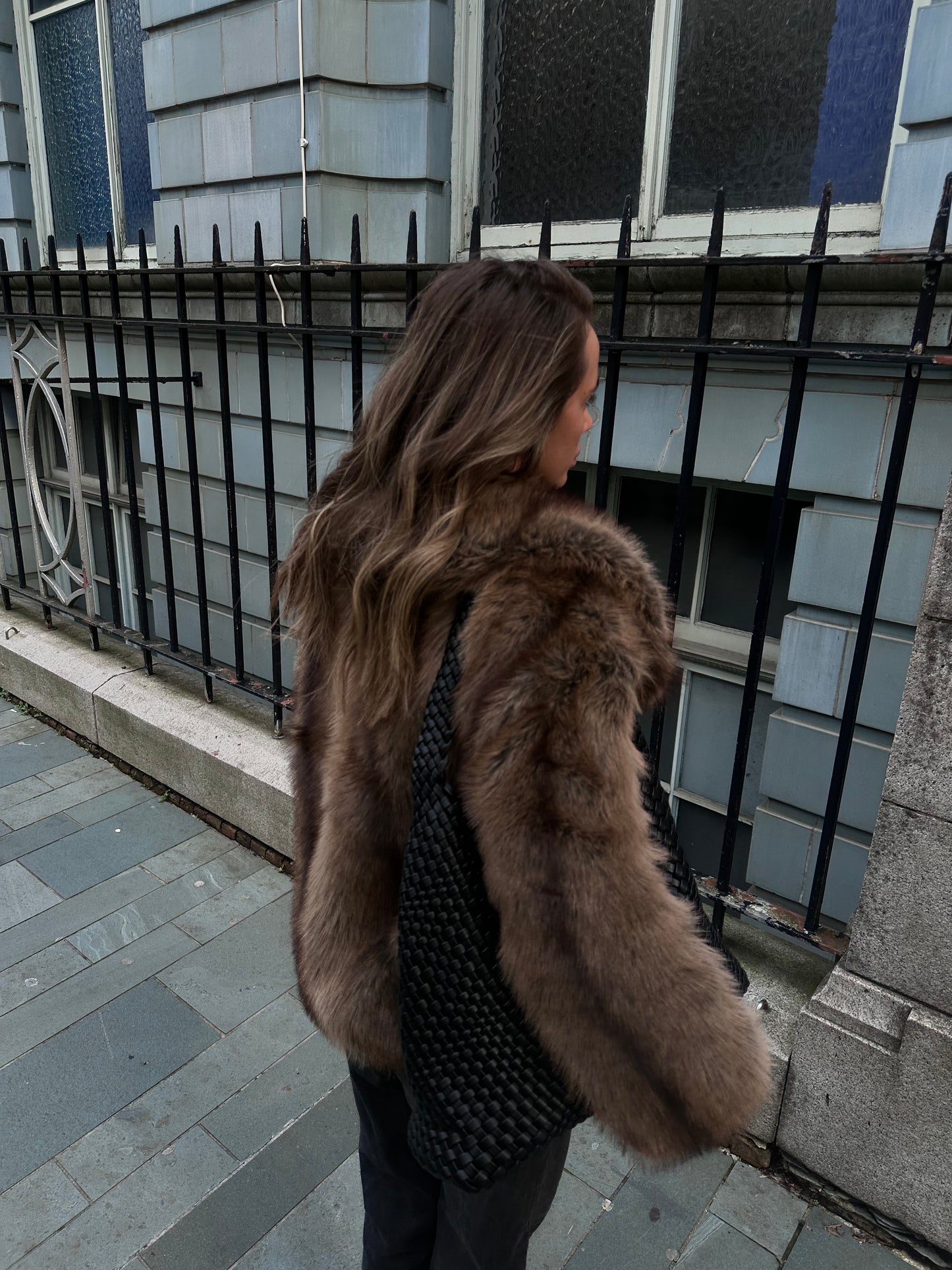 Sofia faux fur coat