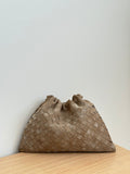 MARGOT SLOUCHY FAUX LEATHER CLUTCH