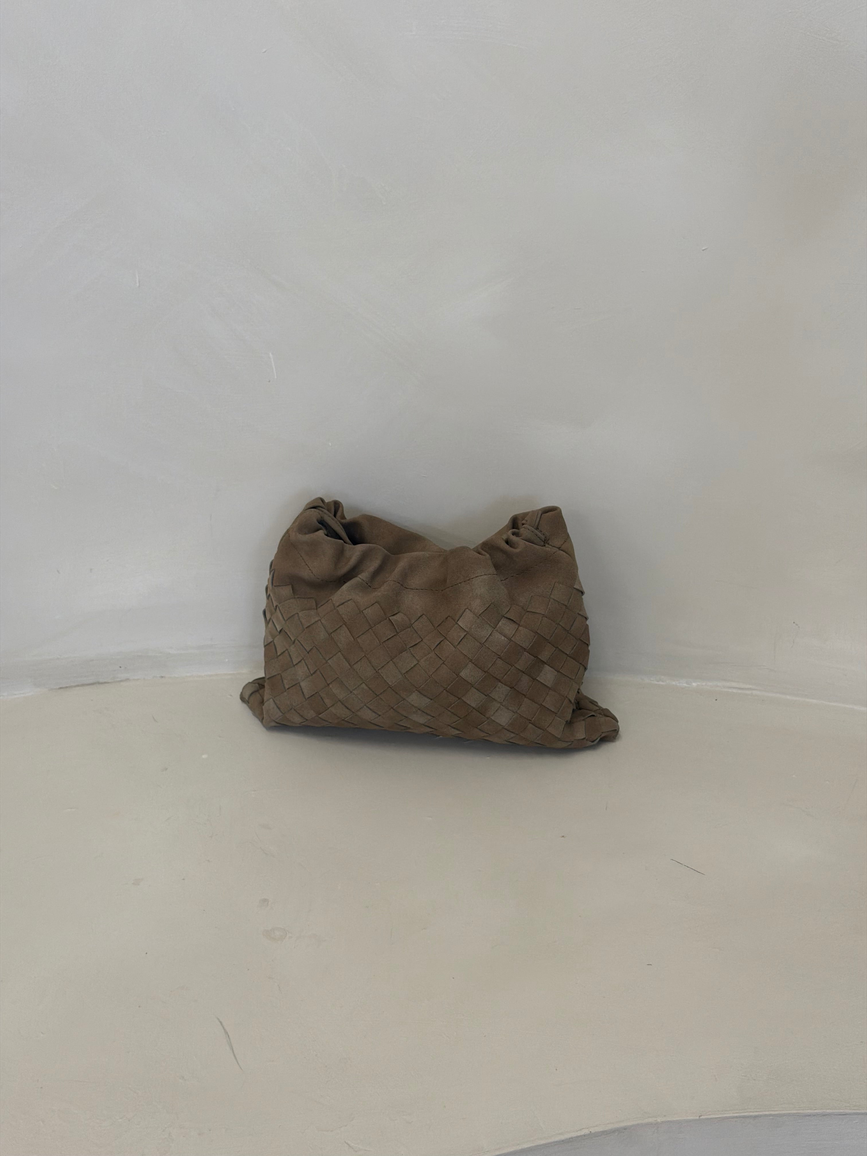 MARGOT SLOUCHY FAUX LEATHER CLUTCH