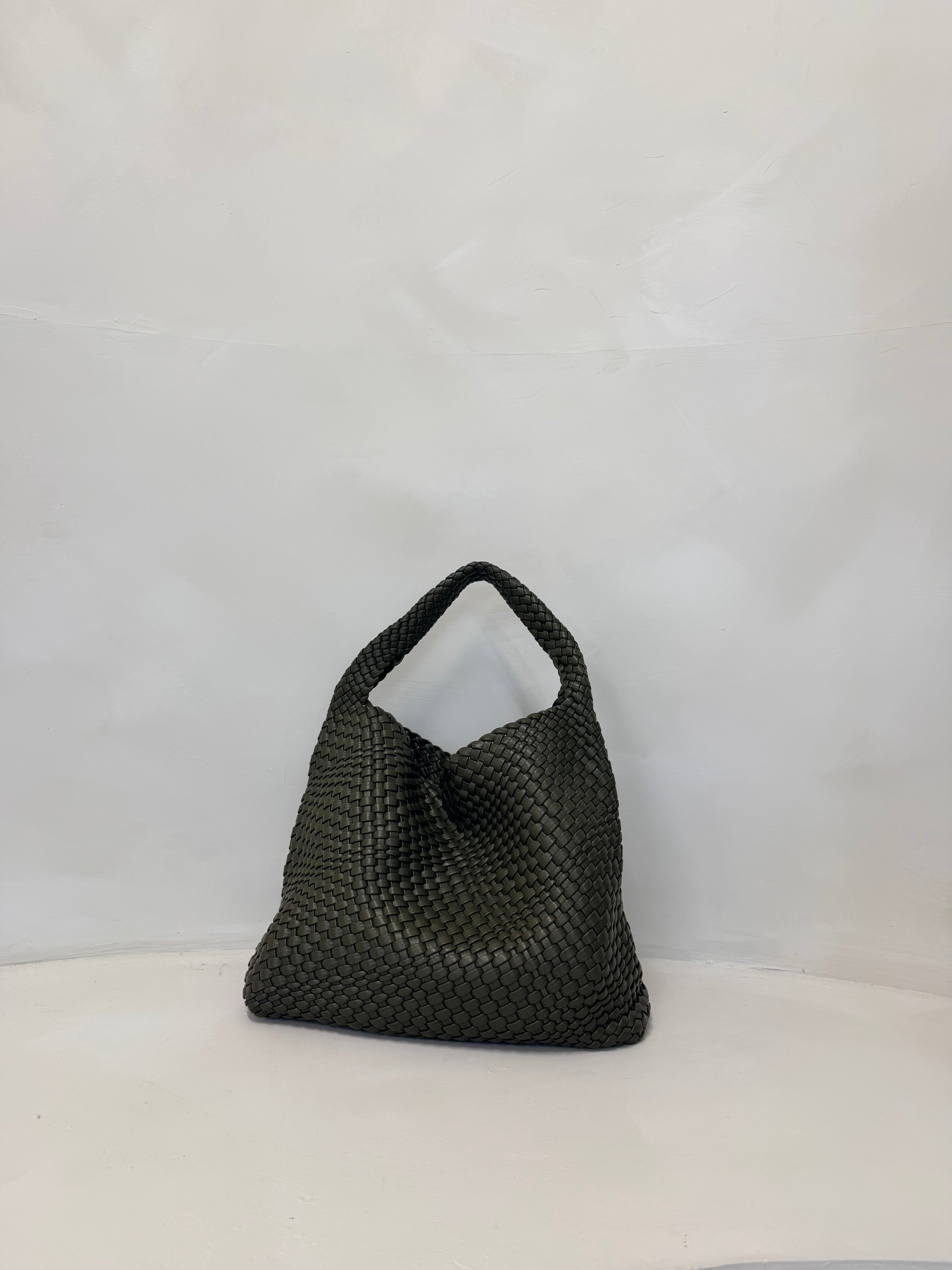 RAIMI WOVEN SLOUCHY SHOULDER BAG