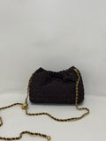 BELLA WOVEN CHAIN CLUTCH
