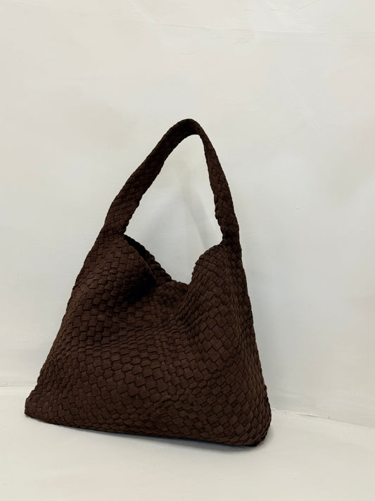 RAIMI WOVEN SLOUCHY SHOULDER BAG