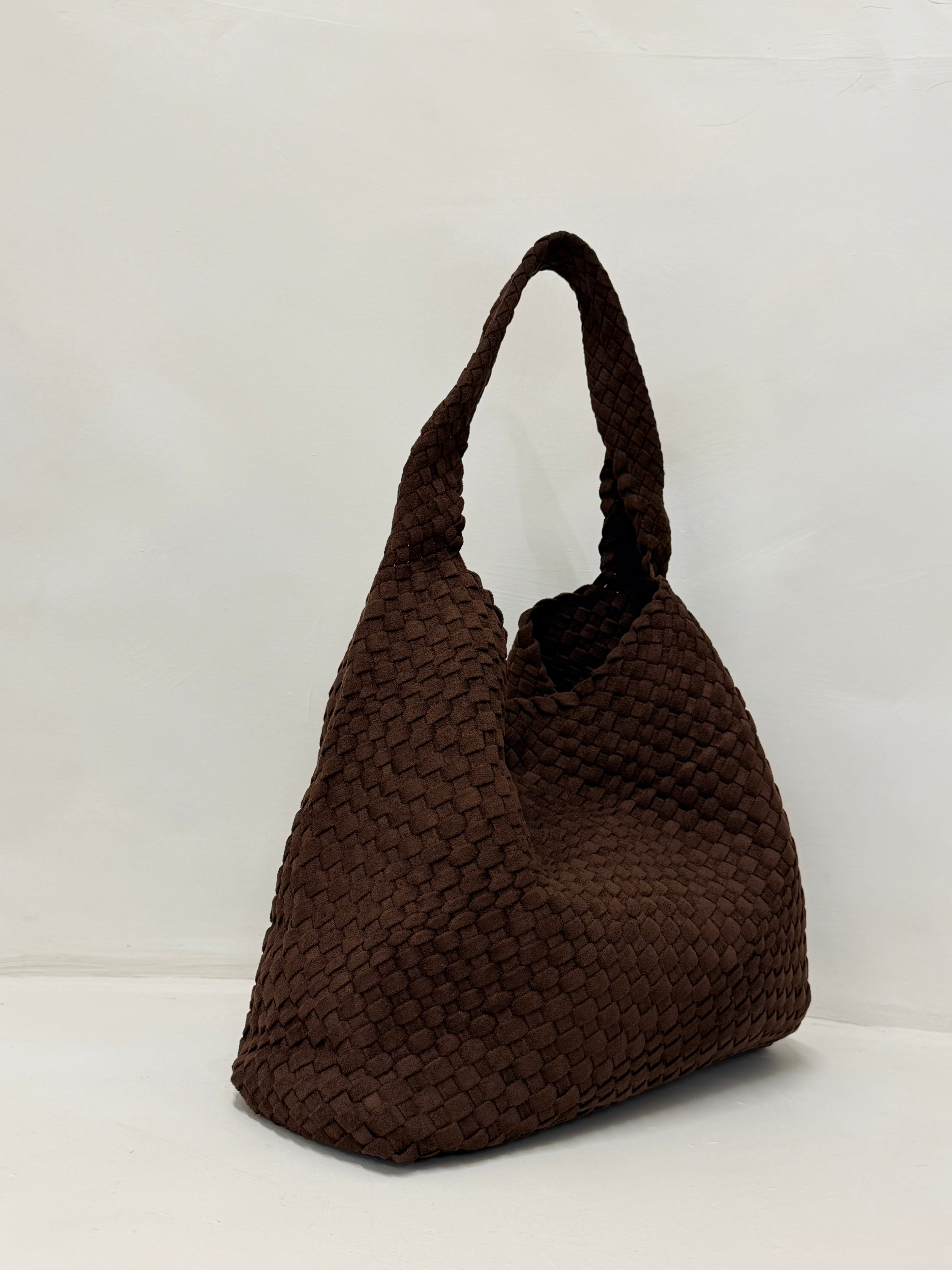 RAIMI WOVEN SLOUCHY SHOULDER BAG