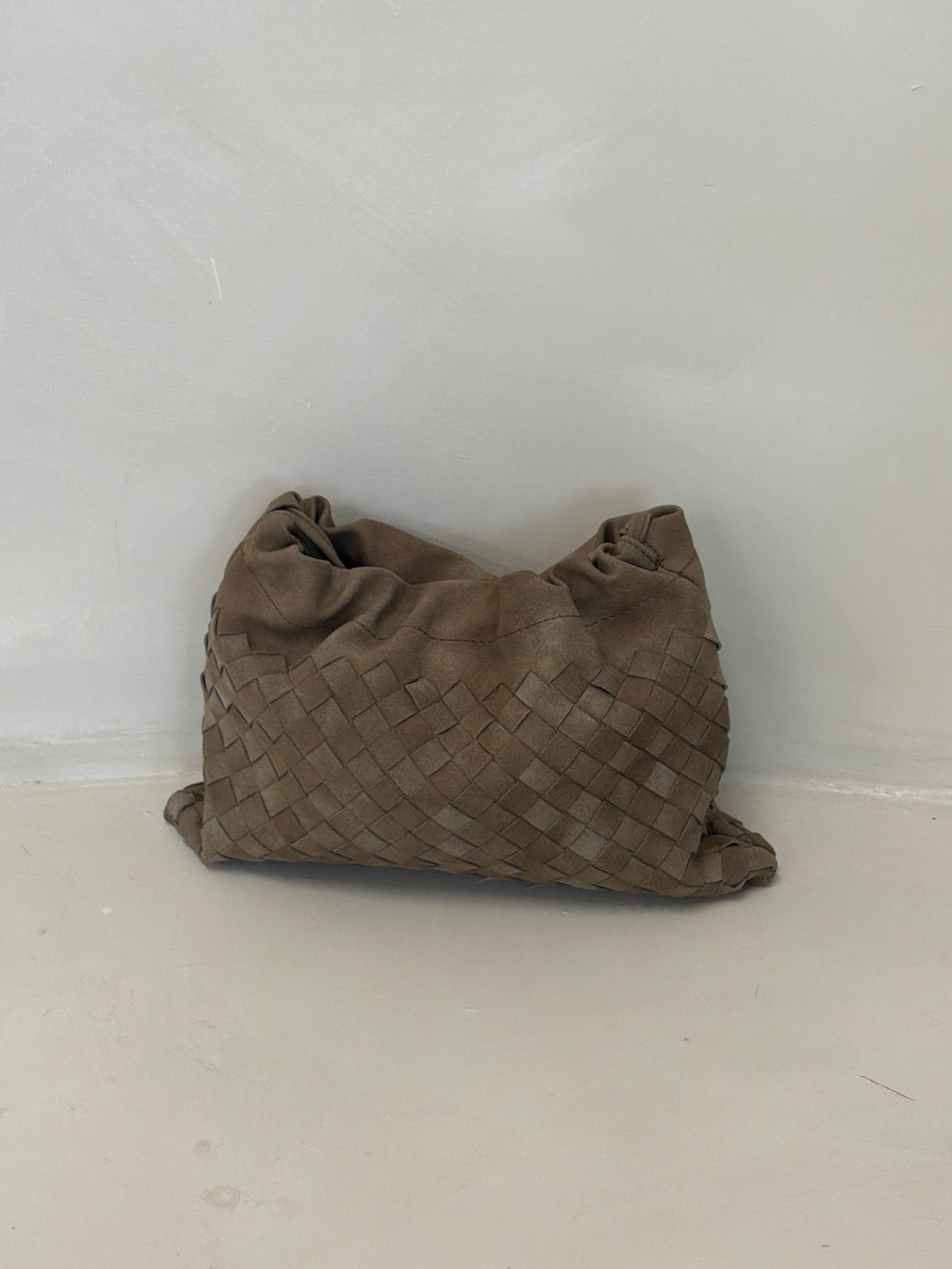 MARGOT SLOUCHY FAUX LEATHER CLUTCH