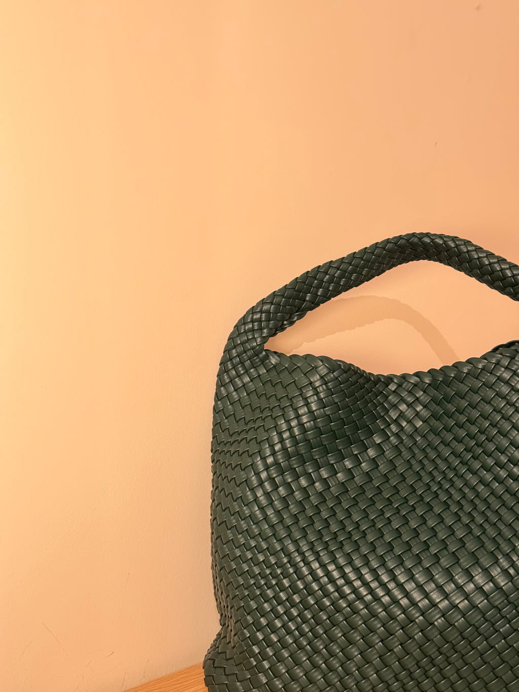 RAIMI WOVEN SLOUCHY SHOULDER BAG