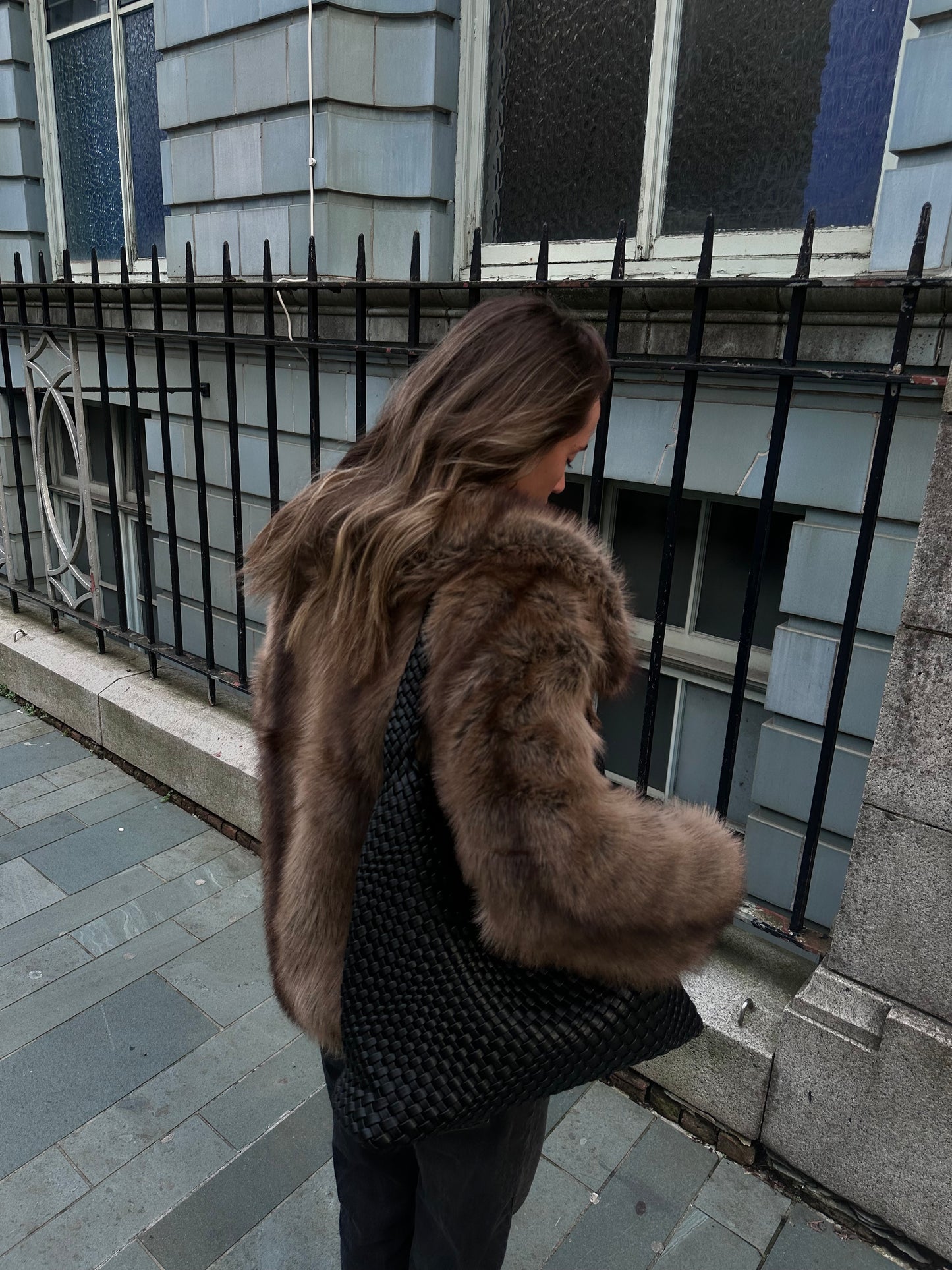 Sofia faux fur coat