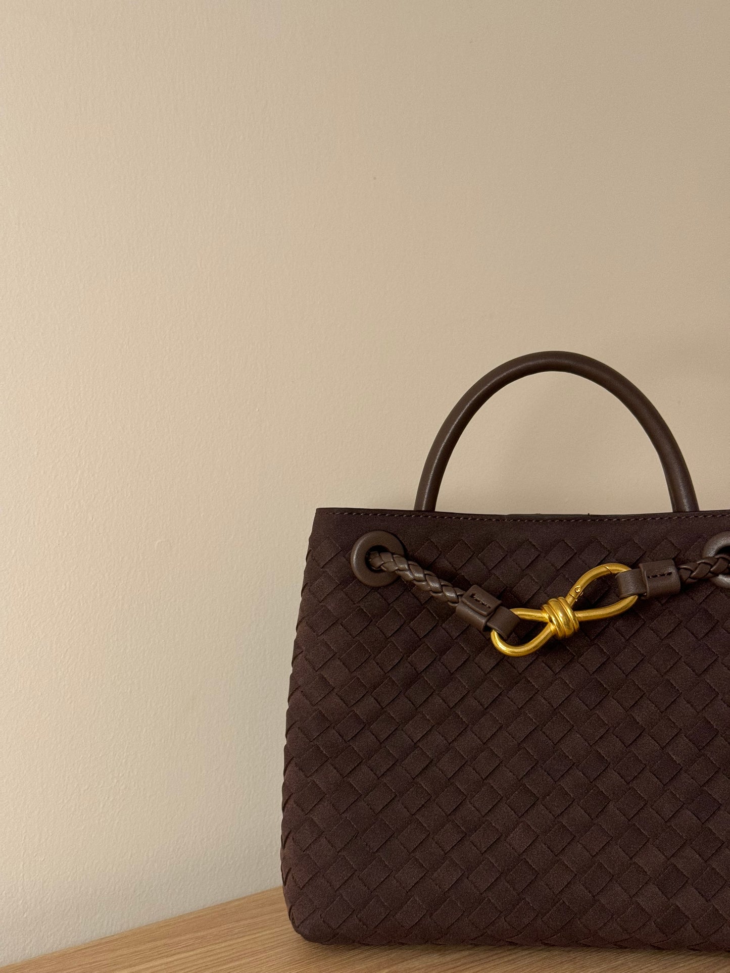 GIGI brushed woven handbag mini