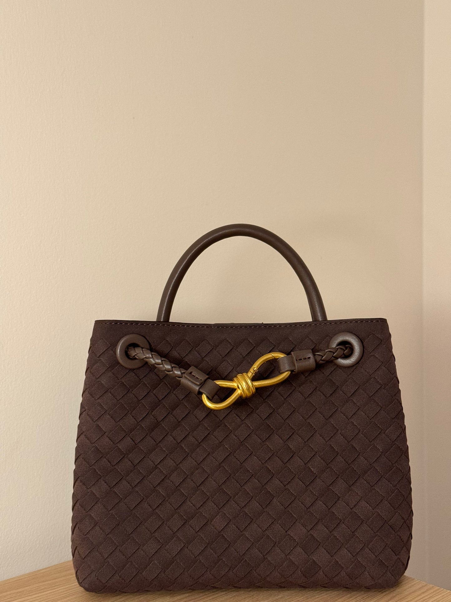 GIGI brushed woven handbag mini